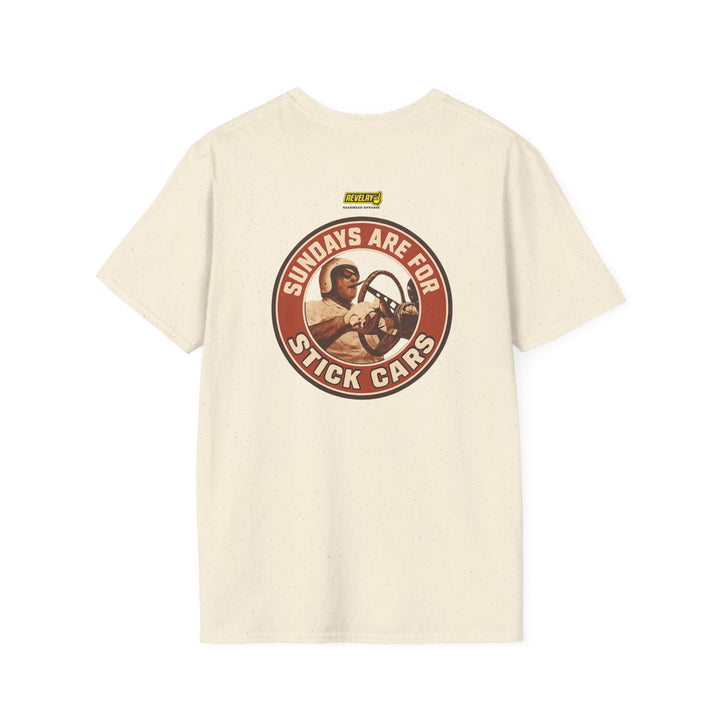 Revelry1 Sundays Are For Stick Cars Softstyle T-Shirt [Unisex]