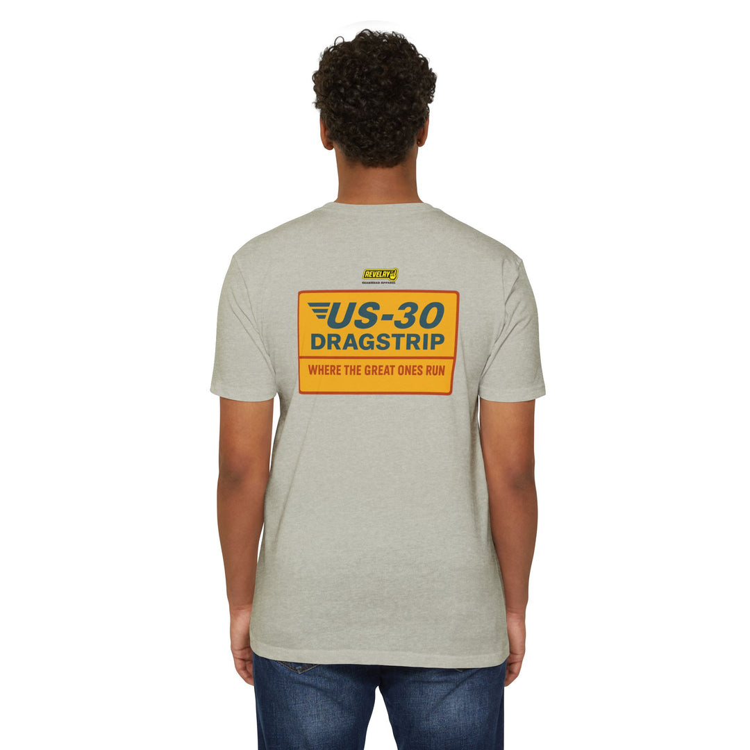 Revelry1 Vintage U.S 30 Dragstrip Jersey T-Shirt [Unisex]