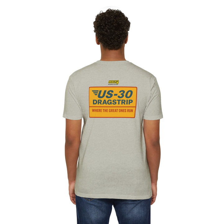 Revelry1 Vintage U.S 30 Dragstrip Jersey T-Shirt [Unisex]