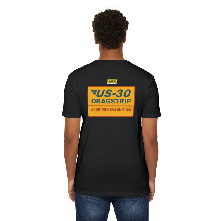 Revelry1 Vintage U.S 30 Dragstrip Jersey T-Shirt [Unisex]