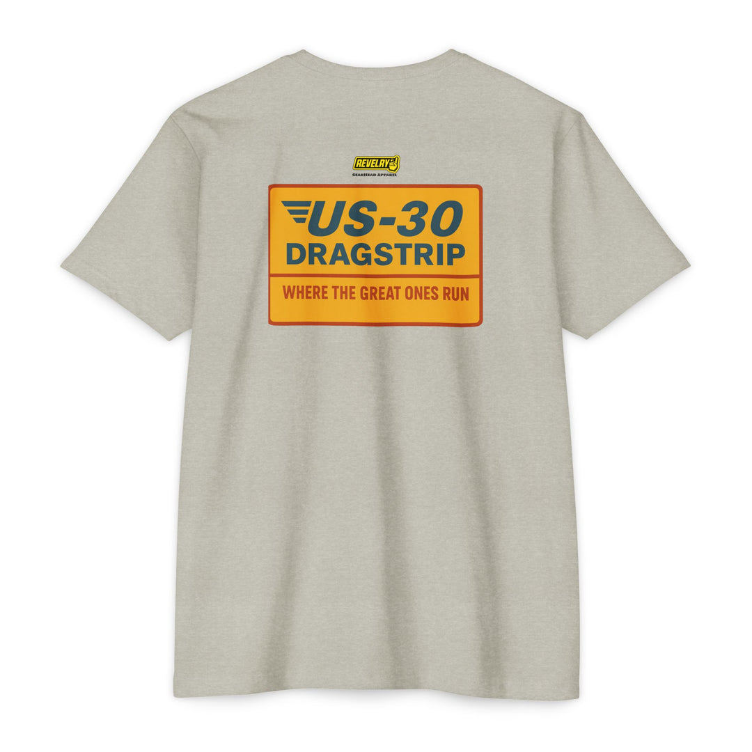 Revelry1 Vintage U.S 30 Dragstrip Jersey T-Shirt [Unisex]