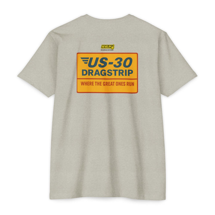 Revelry1 Vintage U.S 30 Dragstrip Jersey T-Shirt [Unisex]