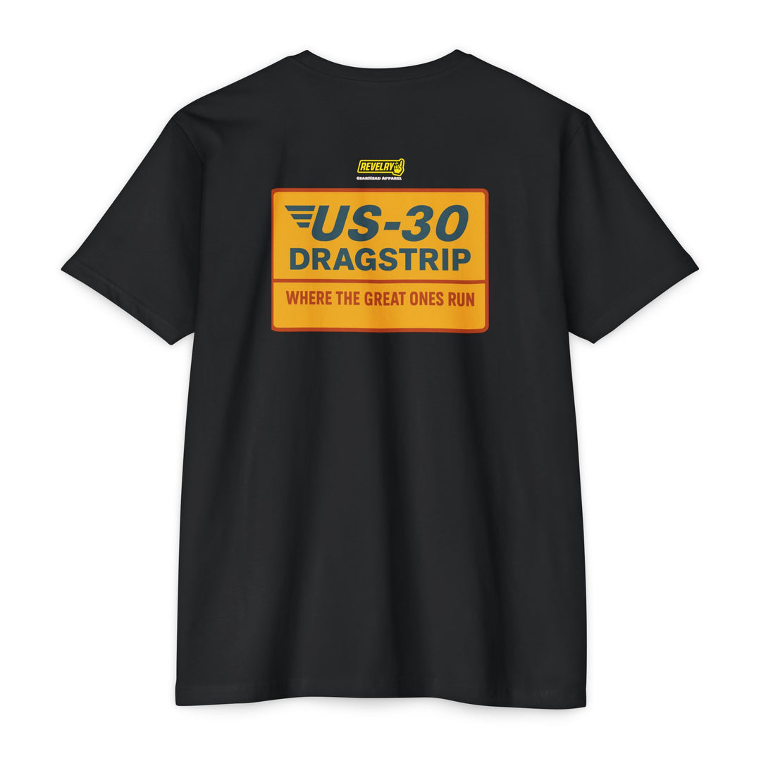 Revelry1 Vintage U.S 30 Dragstrip Jersey T-Shirt [Unisex]