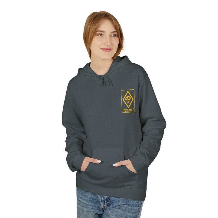 Revelry1 Vintage Diamond P Drag Racing Hoodie – Unisex Retro Motorsports Sweatshirt