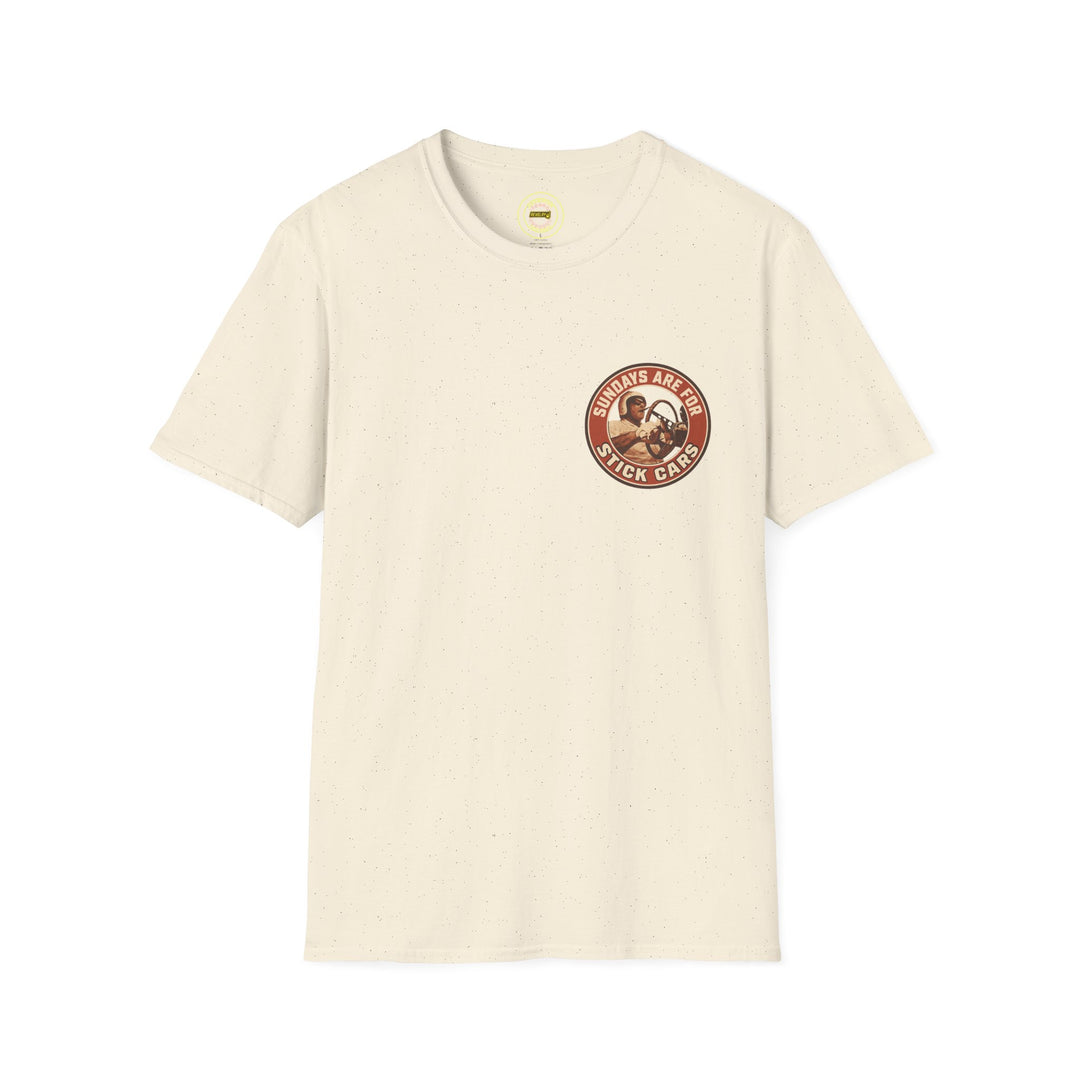 Revelry1 Sundays Are For Stick Cars Softstyle T-Shirt [Unisex]