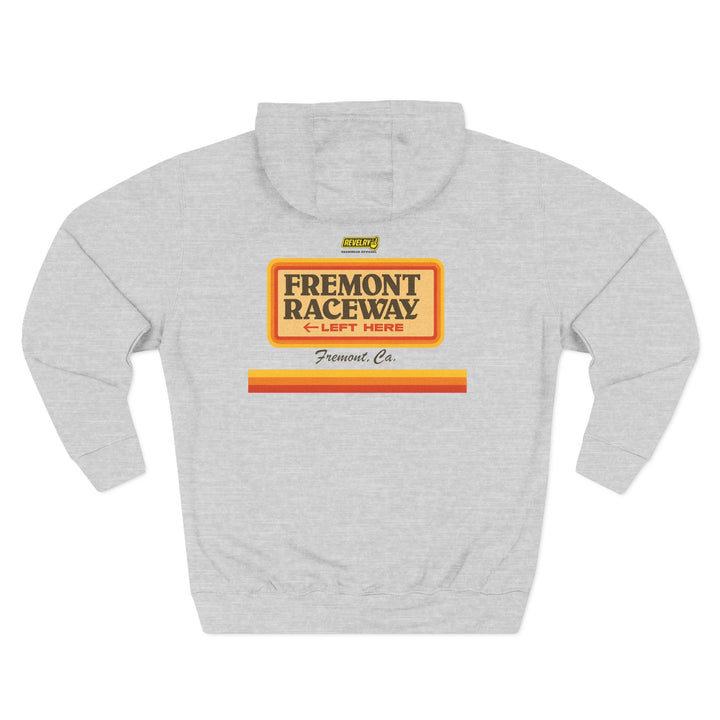 Revelry1 Vintage Fremont Raceway Soft Three-Panel Fleece Hoodie [Unisex]