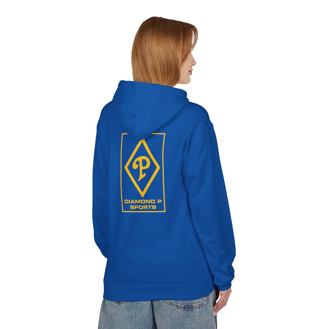 Revelry1 Vintage Diamond P Drag Racing Hoodie – Unisex Retro Motorsports Sweatshirt