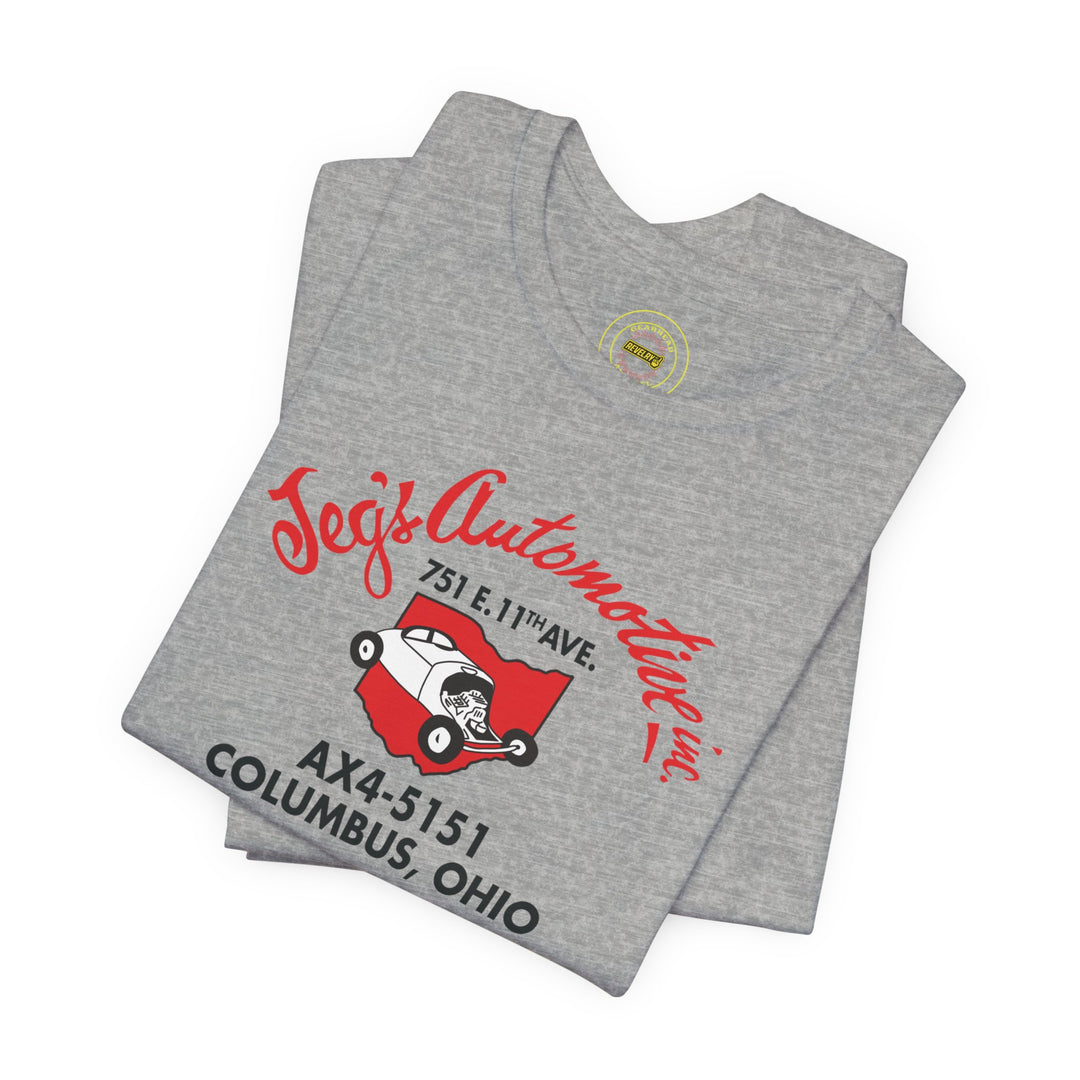Revelry1 Vintage JEGS “First Sign” T-Shirt – Classic Columbus Racing Heritage Tee
