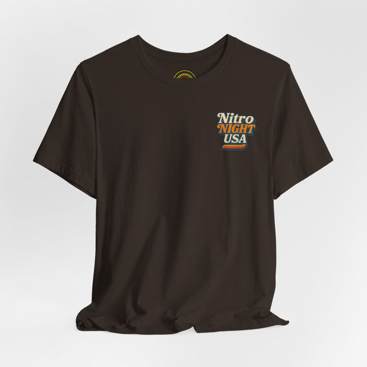 Revelry1 Vintage Funny Car Drag Racing “In the Beams” Jersey T-Shirt
