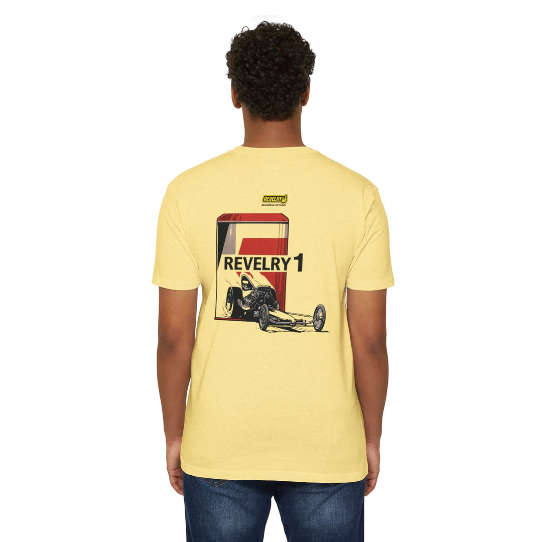 Revelry1 Vintage Front Engine Dragster Jersey T-Shirt [Unisex]
