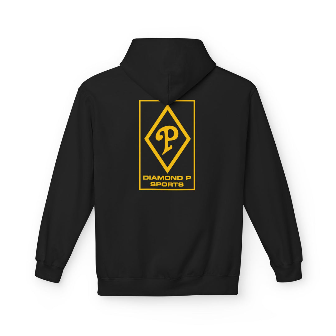 Revelry1 Vintage Diamond P Drag Racing Hoodie – Unisex Retro Motorsports Sweatshirt
