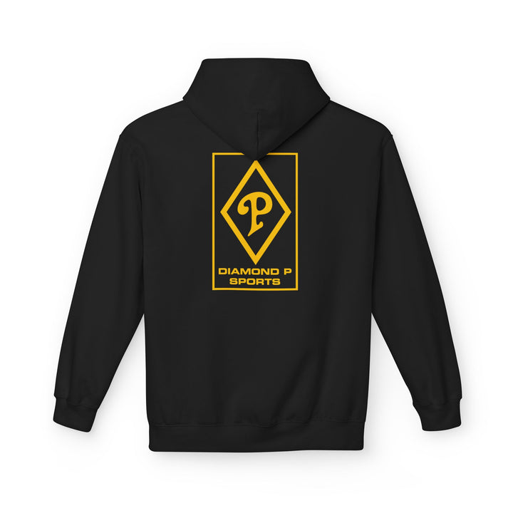 Revelry1 Vintage Diamond P Drag Racing Hoodie – Unisex Retro Motorsports Sweatshirt
