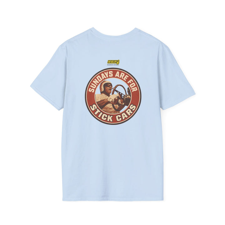 Revelry1 Sundays Are For Stick Cars Softstyle T-Shirt [Unisex]