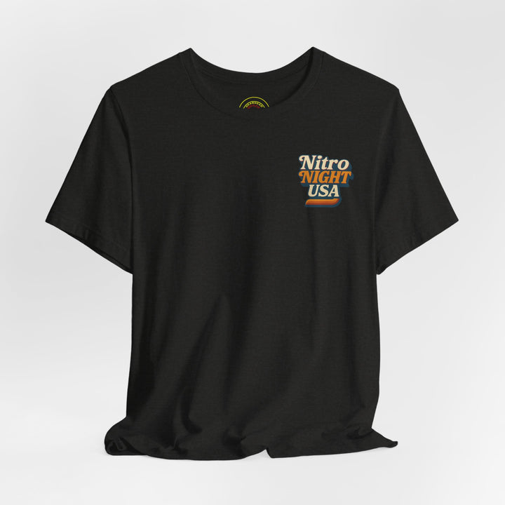 Revelry1 Vintage Funny Car Drag Racing “In the Beams” Jersey T-Shirt