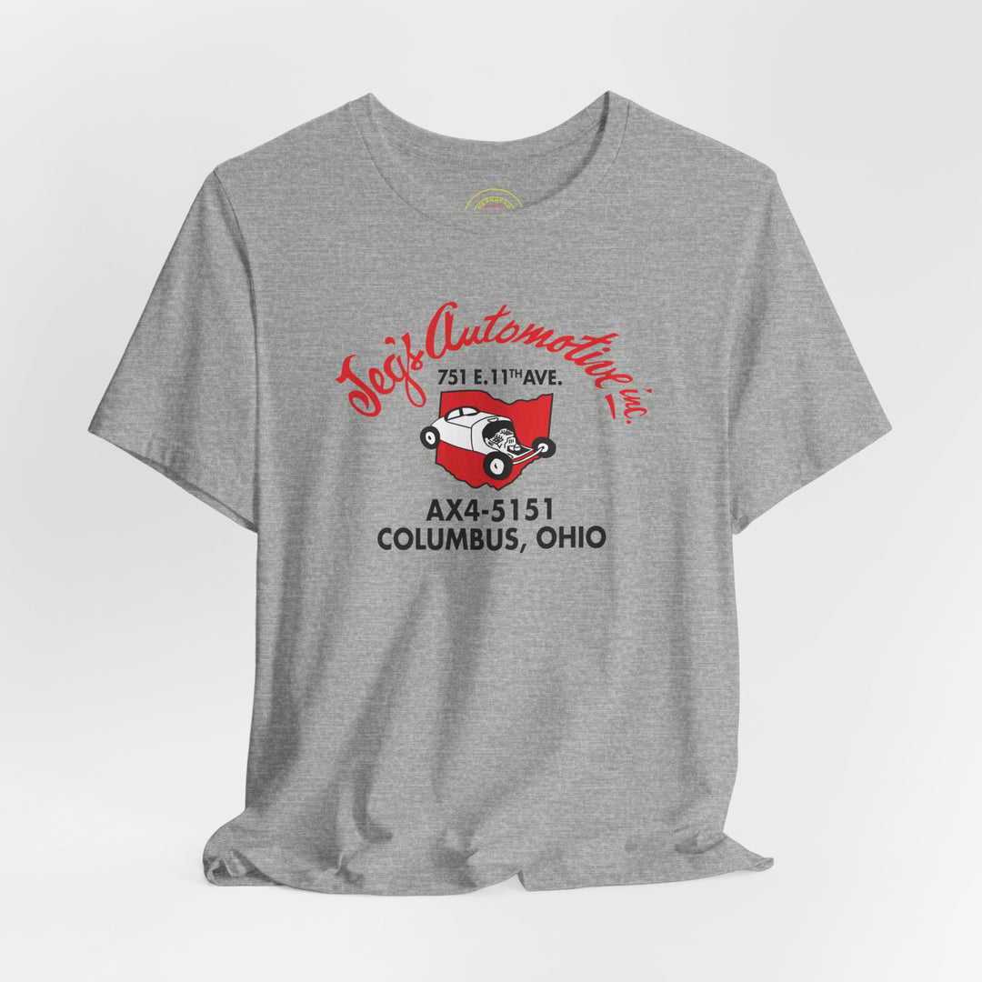 Revelry1 Vintage JEGS “First Sign” T-Shirt – Classic Columbus Racing Heritage Tee