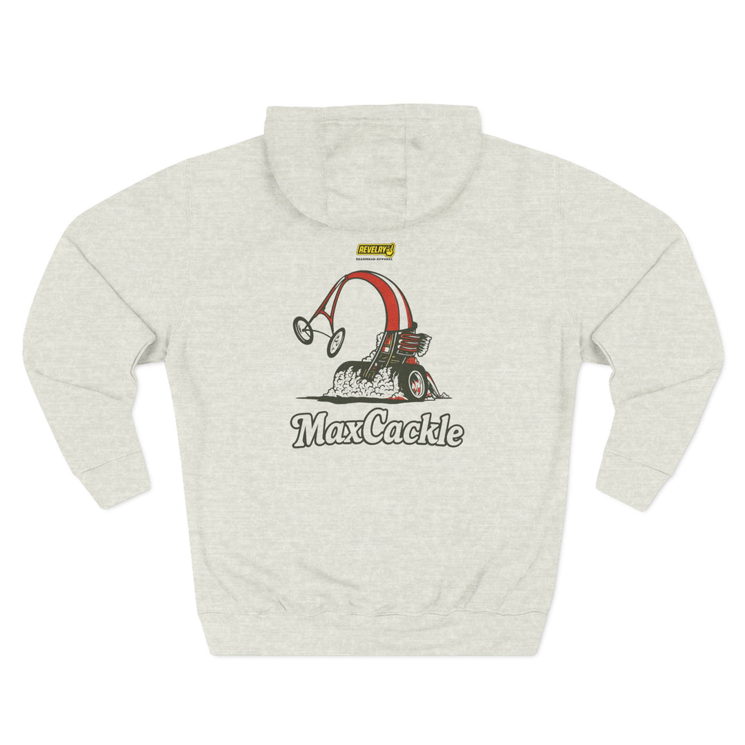 Revelry1 MaxCackle Vintage Dragster Three-Panel Fleece Hoodie [Unisex]