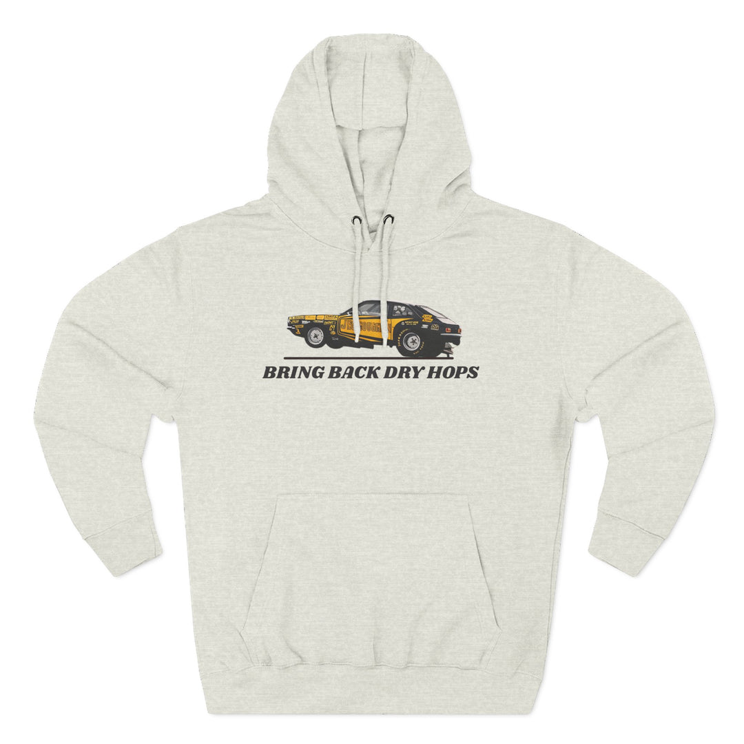 Revelry1 Bring Back Dry Hops Vintage Motorsport Drag Racing Hoodie