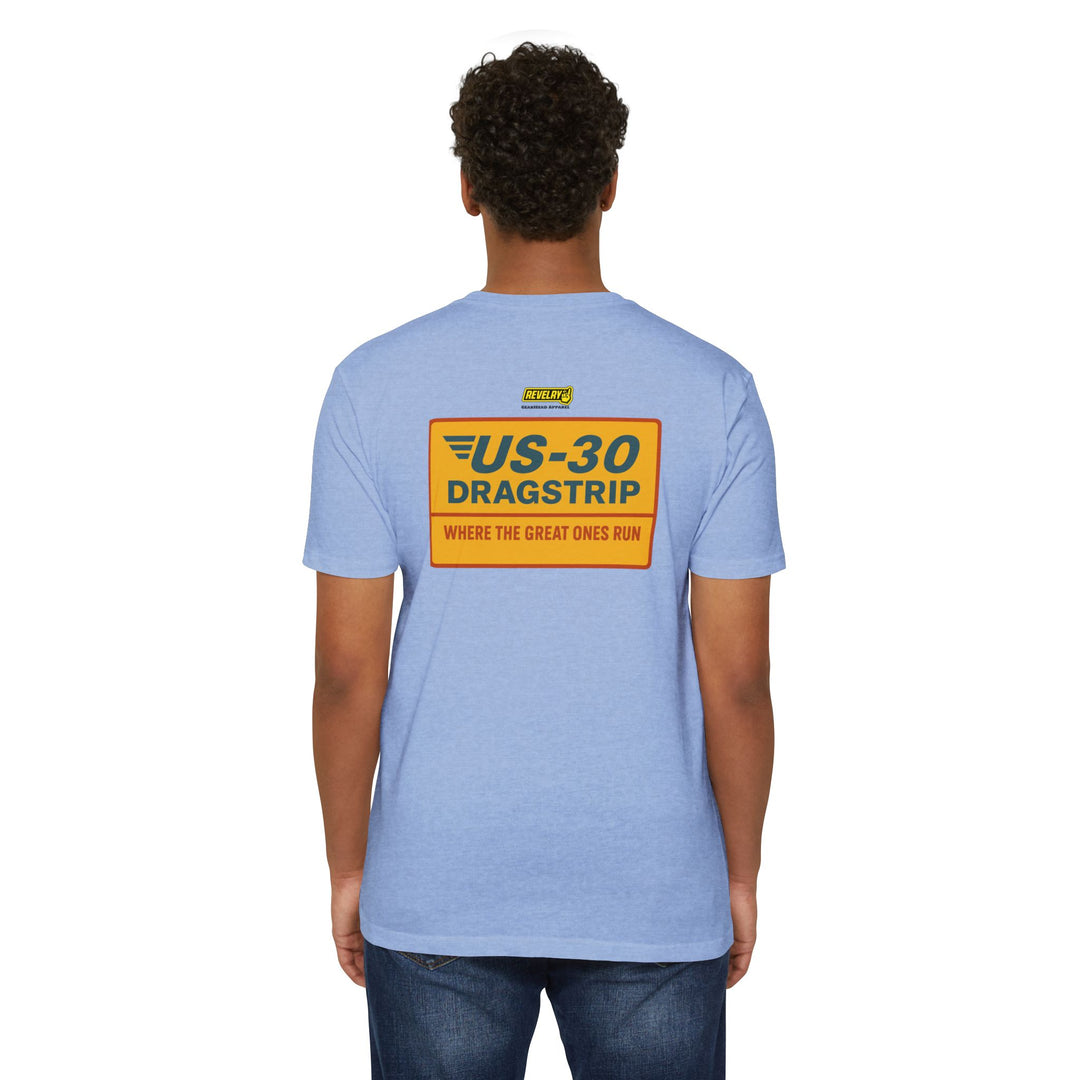 Revelry1 Vintage U.S 30 Dragstrip Jersey T-Shirt [Unisex]