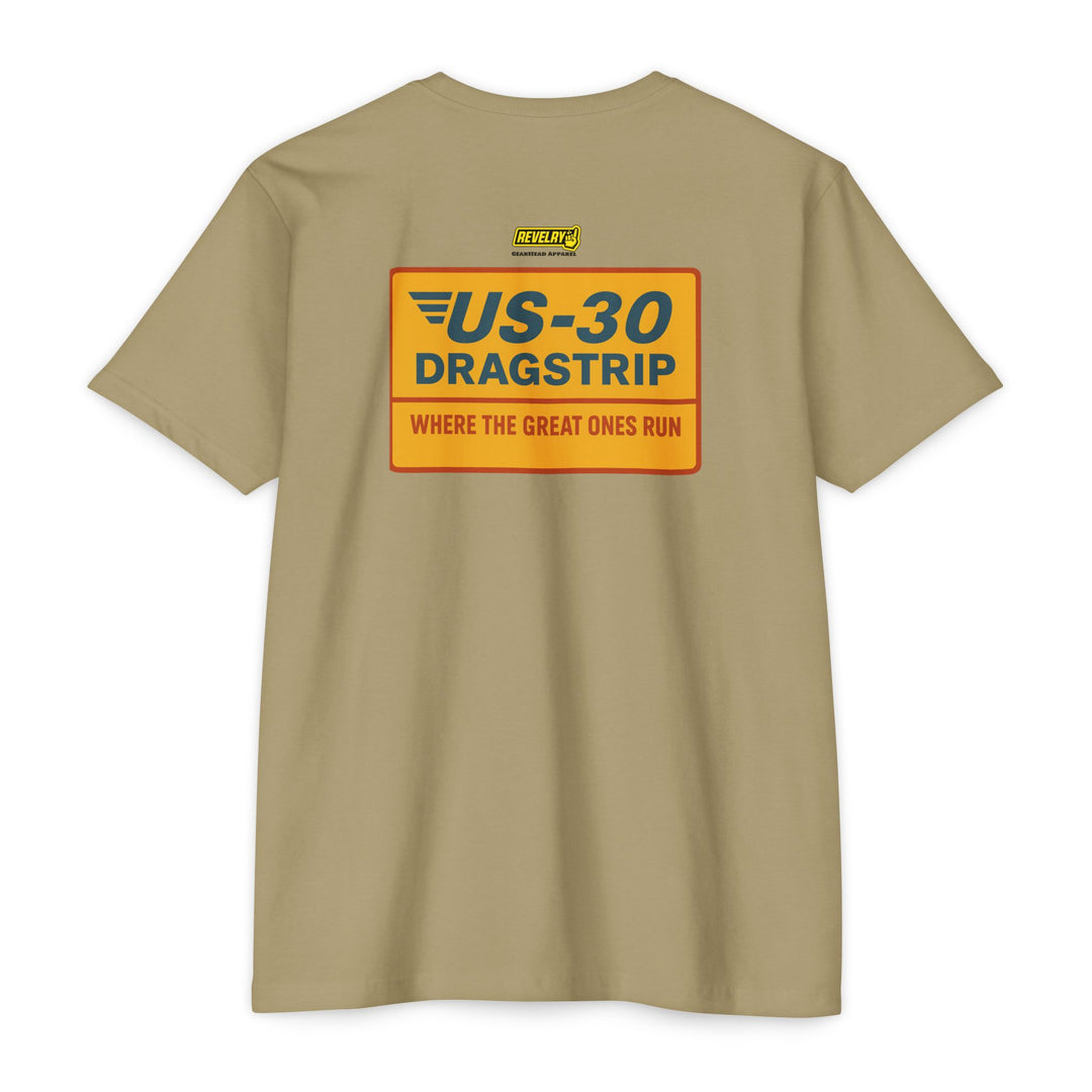 Revelry1 Vintage U.S 30 Dragstrip Jersey T-Shirt [Unisex]