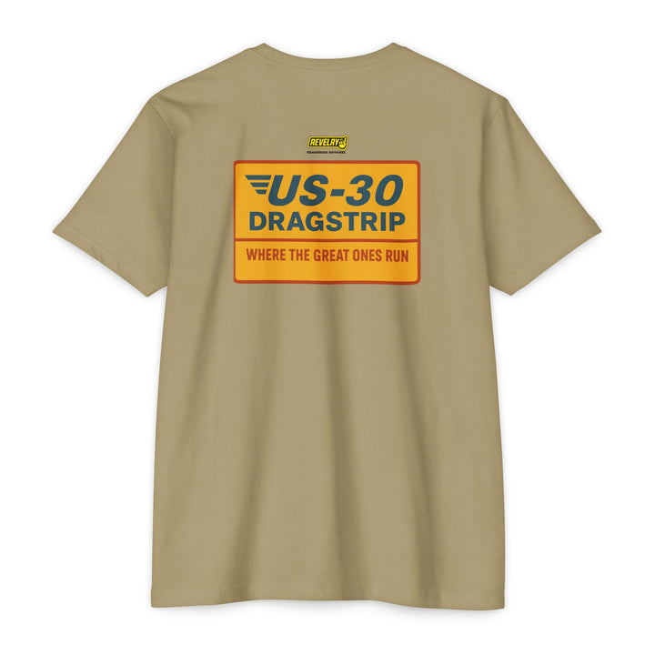 Revelry1 Vintage U.S 30 Dragstrip Jersey T-Shirt [Unisex]