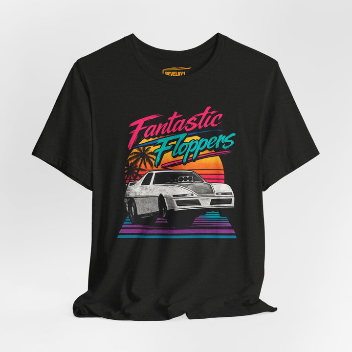 Revelry1 Retro 80s Fantastic Floppers Tee – Vintage Funny Car Drag Racing Shirt
