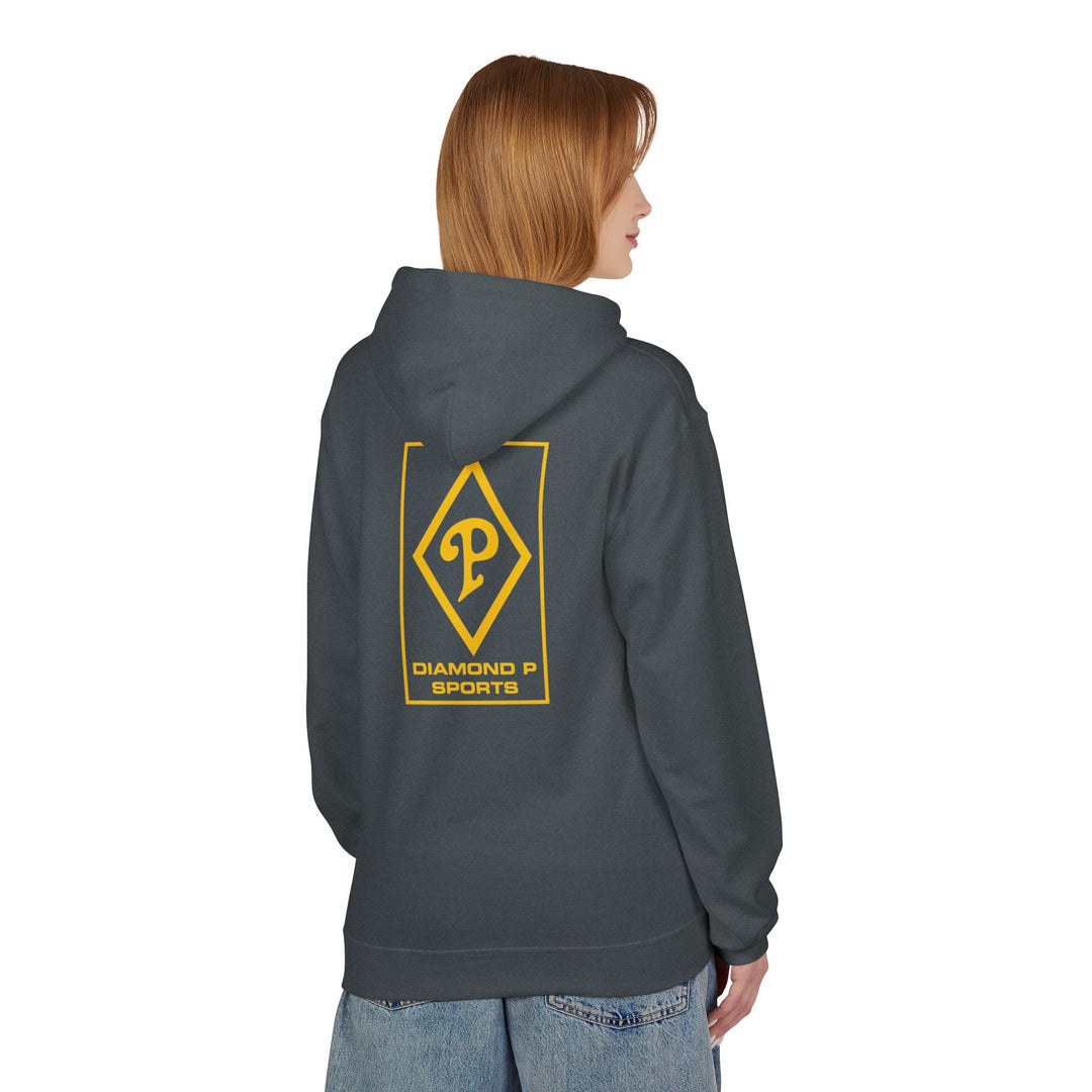 Revelry1 Vintage Diamond P Drag Racing Hoodie – Unisex Retro Motorsports Sweatshirt