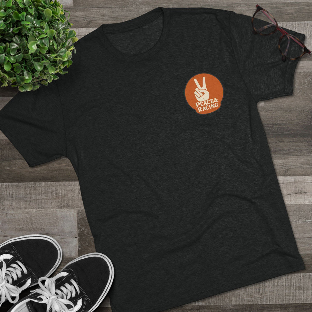 Revelry1 Peace & Racing Tri-Blend T-Shirt [Unisex]