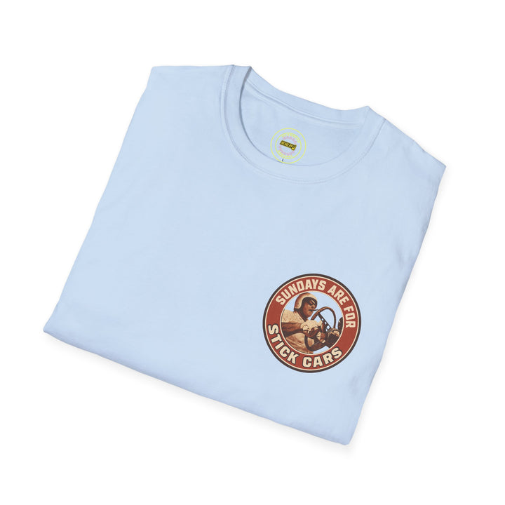Revelry1 Sundays Are For Stick Cars Softstyle T-Shirt [Unisex]