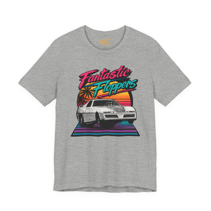 Revelry1 Retro 80s Fantastic Floppers Tee – Vintage Funny Car Drag Racing Shirt