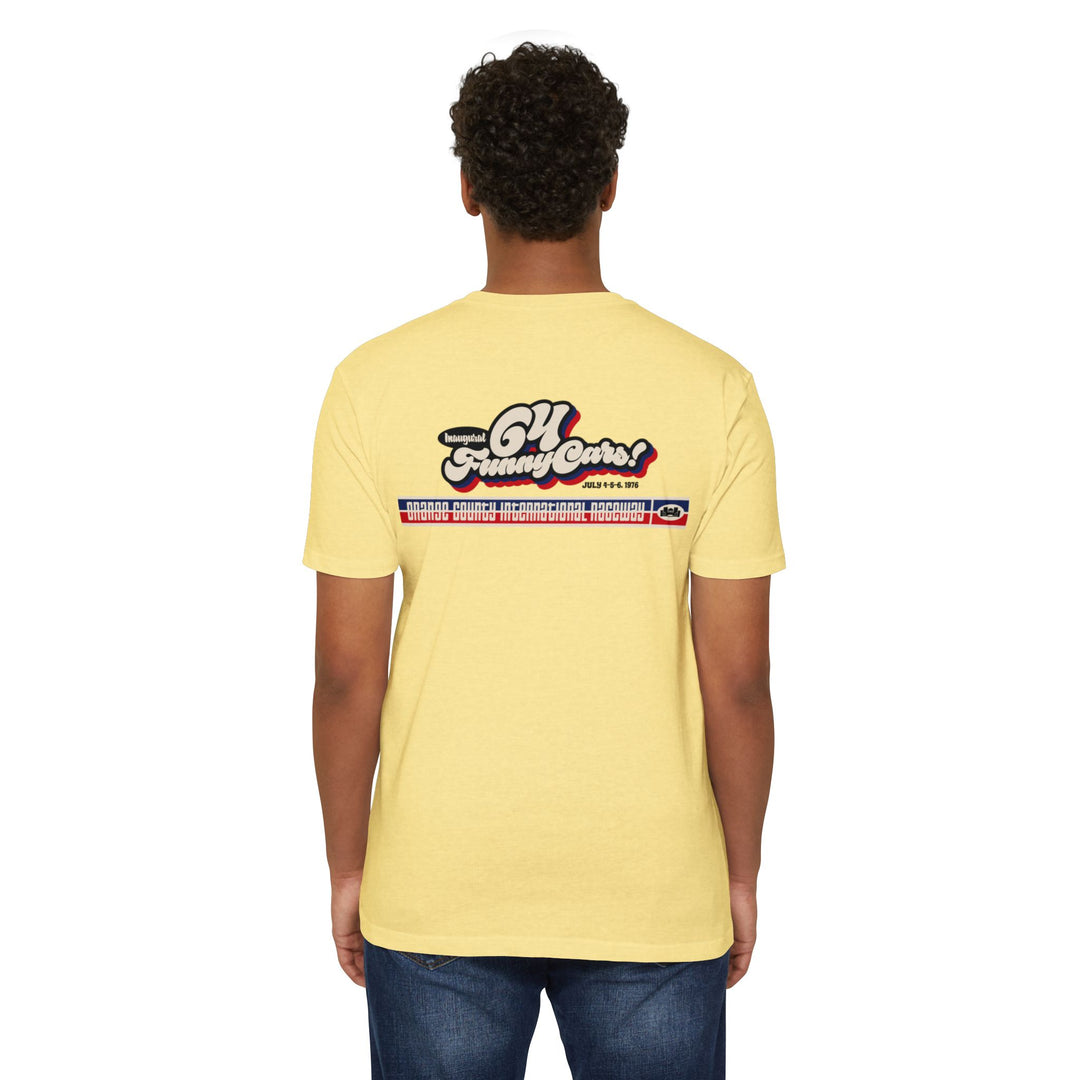 Revelry1 Vintage OCIR 64-Funny Car Race Jersey T-Shirt [Unisex]