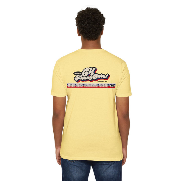Revelry1 Vintage OCIR 64-Funny Car Race Jersey T-Shirt [Unisex]
