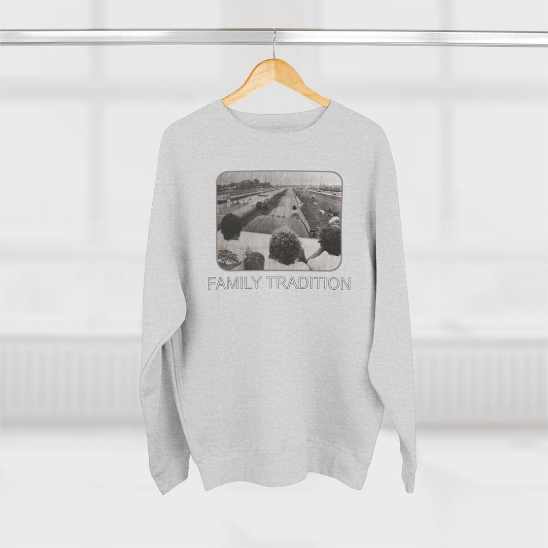 Revelry1 Vintage Drag Racing Crewneck Sweatshirt | Family Tradition Motorsport