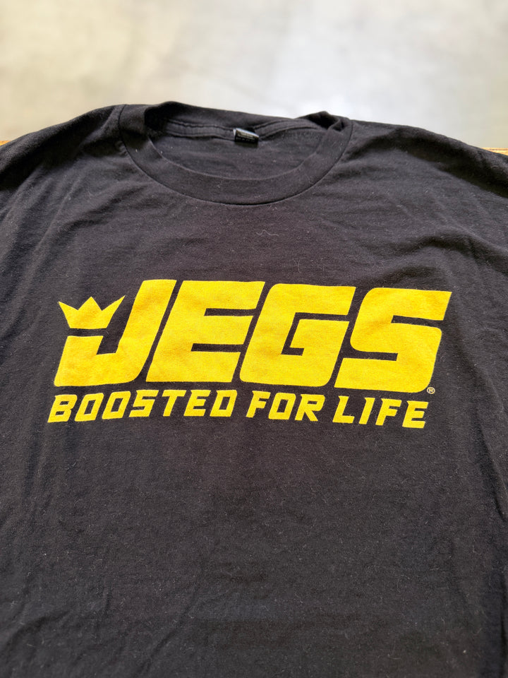 Team JEGS Pro Mod NHRA Champion T-Shirt XXL Boosted For Life Troy Coughlin 274 MPH Drag Racing Tee