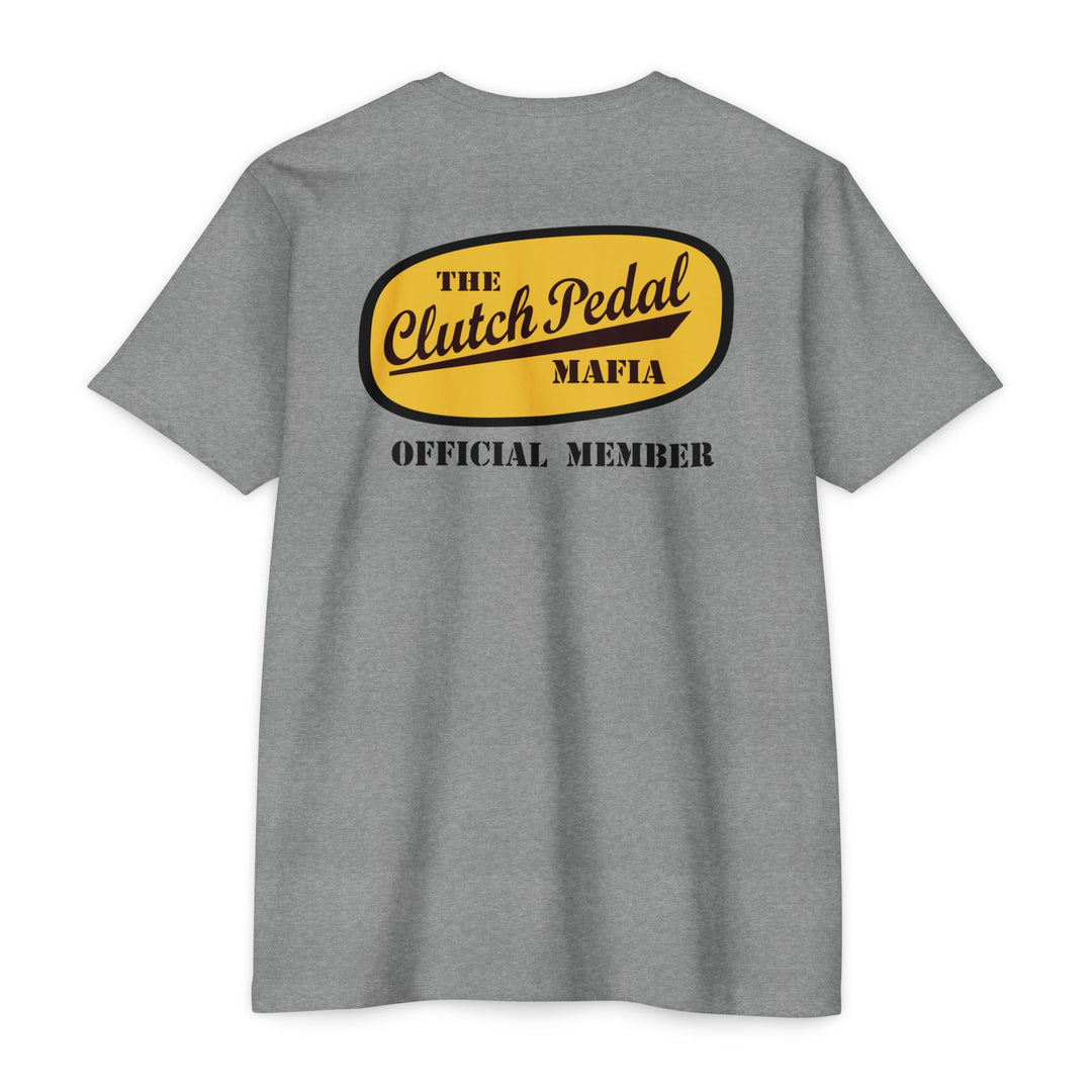 Revelry1 “Clutch Pedal Mafia” Vintage Logo Jersey T-Shirt for Stick Car Lovers
