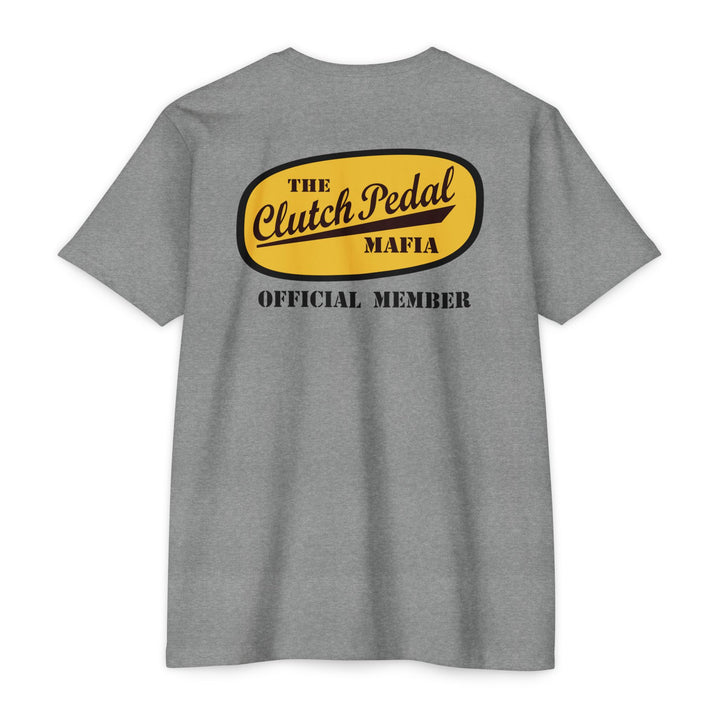 Revelry1 “Clutch Pedal Mafia” Vintage Logo Jersey T-Shirt for Stick Car Lovers