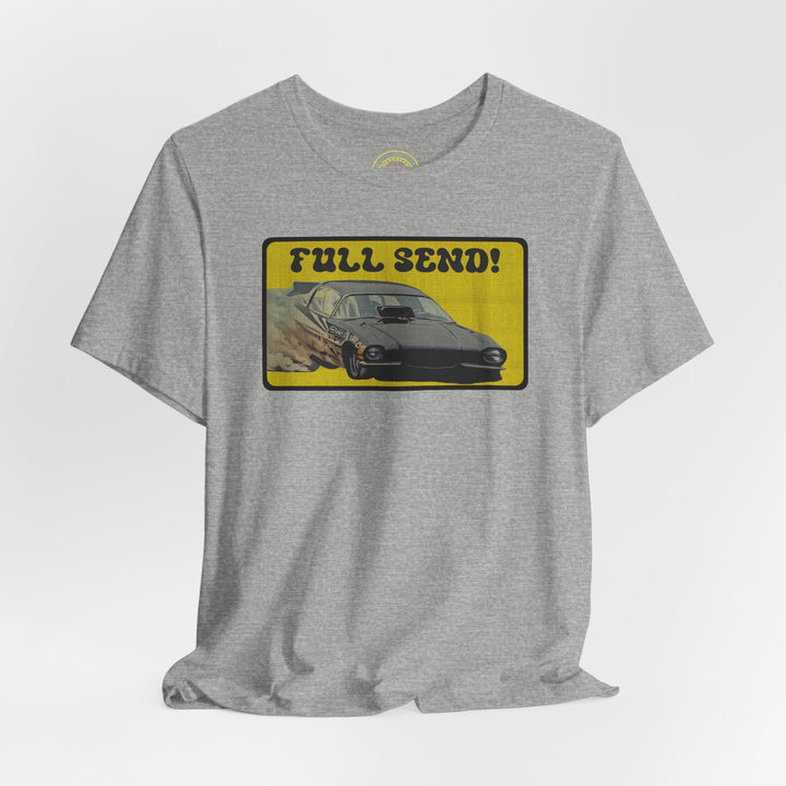 Revelry1 Full Send Funny Car T-Shirt | Vintage Nitro Drag Racing Tee
