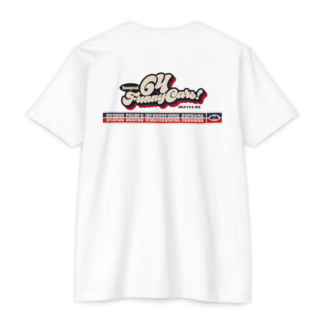 Revelry1 Vintage OCIR 64-Funny Car Race Jersey T-Shirt [Unisex]