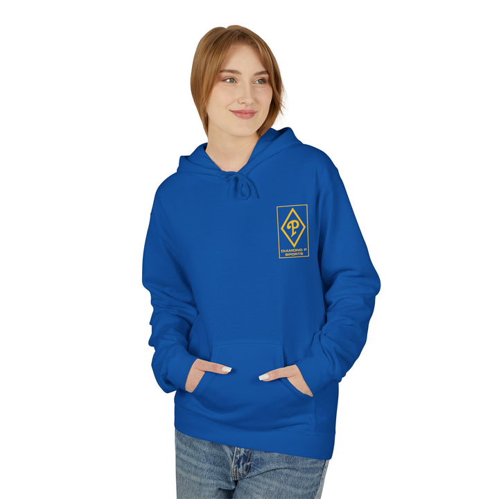 Revelry1 Vintage Diamond P Drag Racing Hoodie – Unisex Retro Motorsports Sweatshirt
