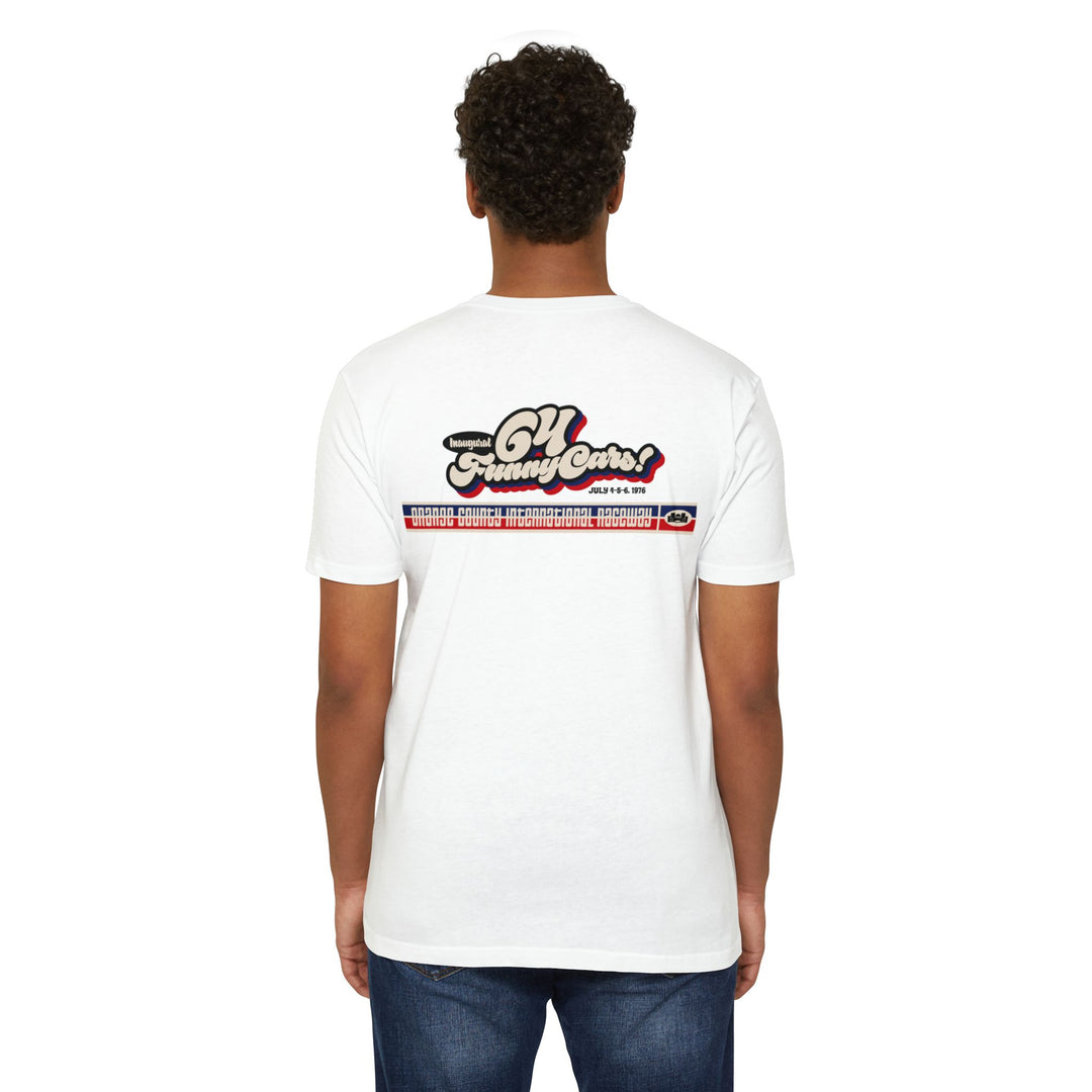 Revelry1 Vintage OCIR 64-Funny Car Race Jersey T-Shirt [Unisex]