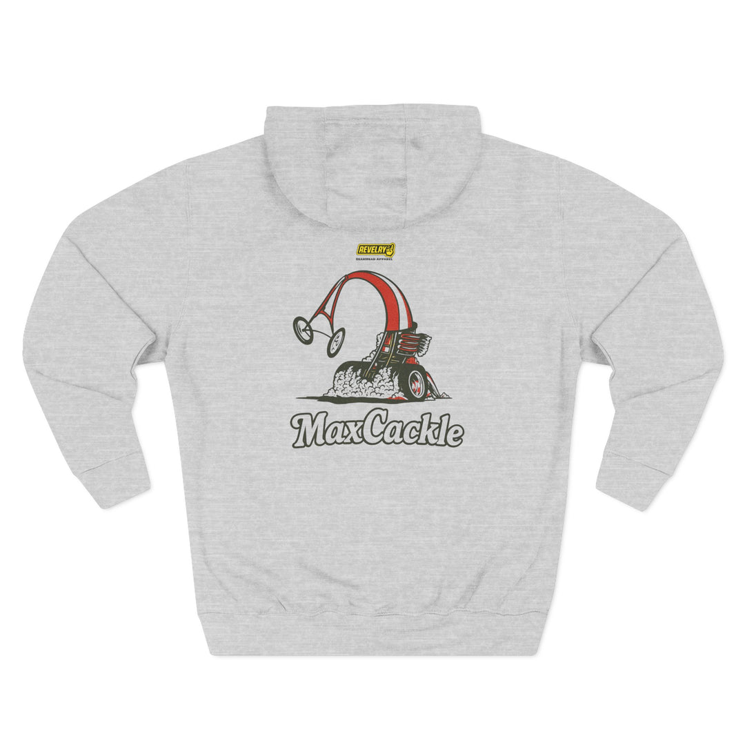 Revelry1 MaxCackle Vintage Dragster Three-Panel Fleece Hoodie [Unisex]