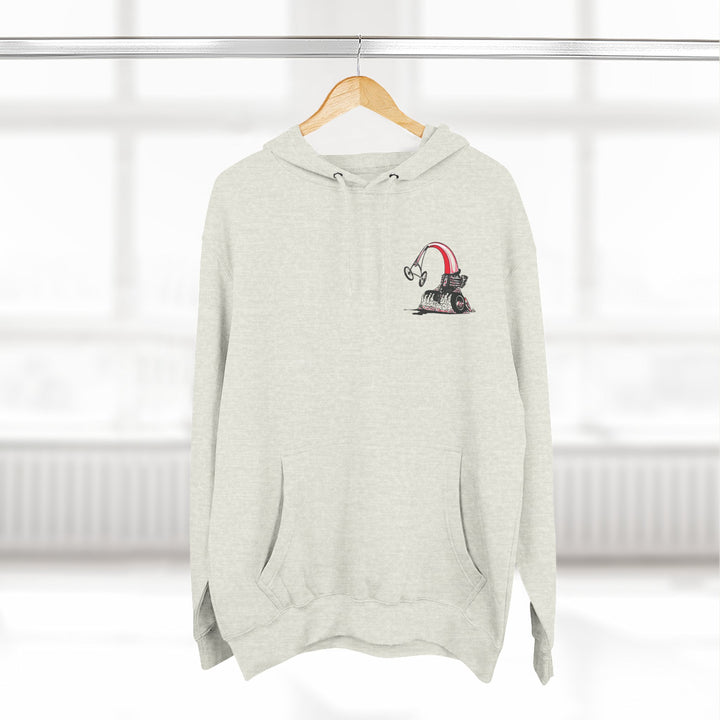 Revelry1 MaxCackle Vintage Dragster Three-Panel Fleece Hoodie [Unisex]