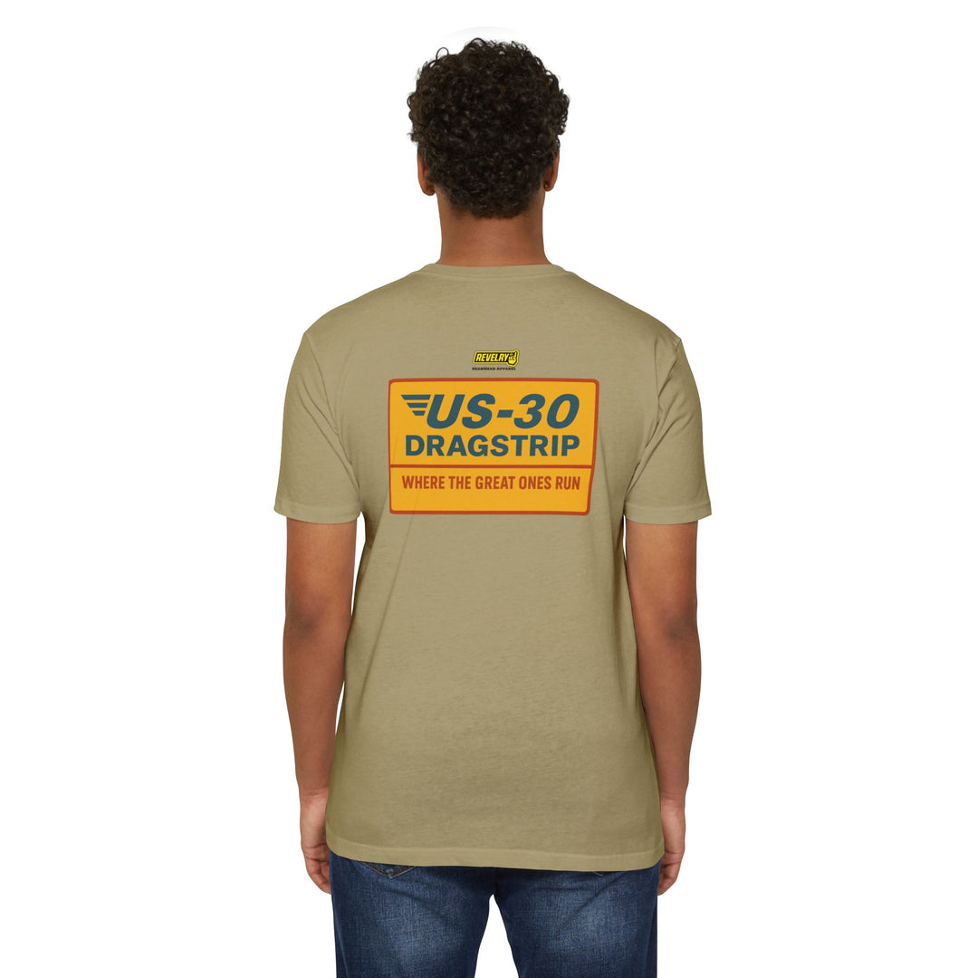 Revelry1 Vintage U.S 30 Dragstrip Jersey T-Shirt [Unisex]