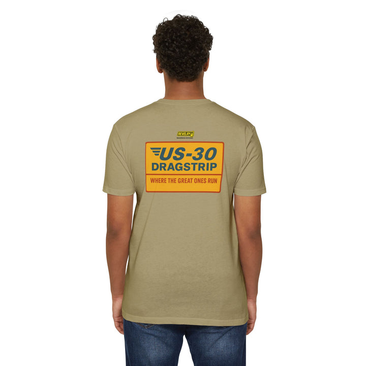 Revelry1 Vintage U.S 30 Dragstrip Jersey T-Shirt [Unisex]