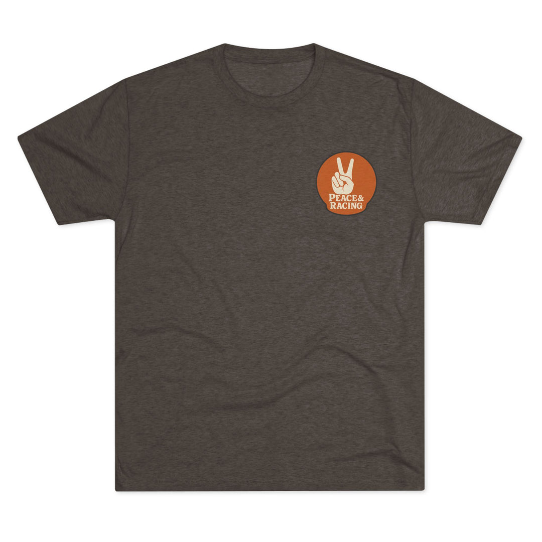Revelry1 Peace & Racing Tri-Blend T-Shirt [Unisex]