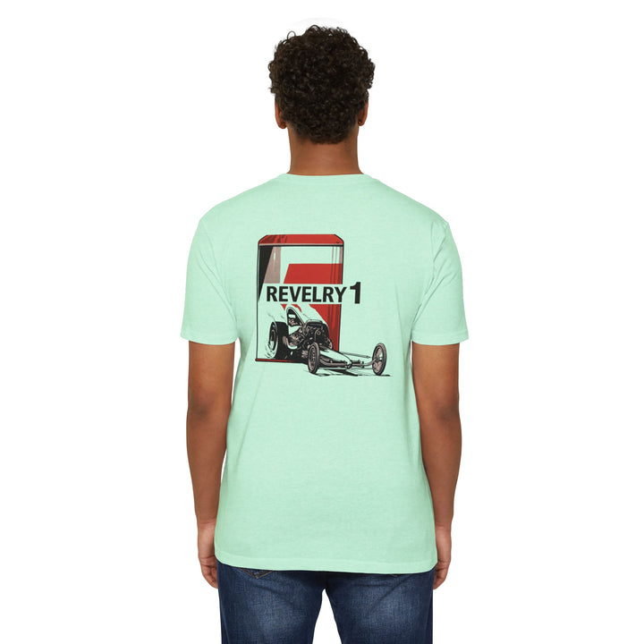 Revelry1 Vintage Front Engine Dragster Jersey T-Shirt [Unisex]