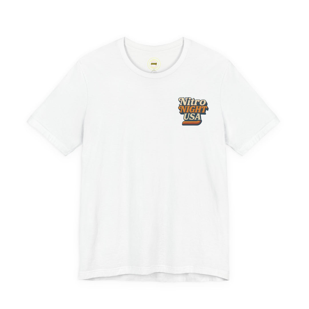 Revelry1 Vintage Funny Car Drag Racing “In the Beams” Jersey T-Shirt