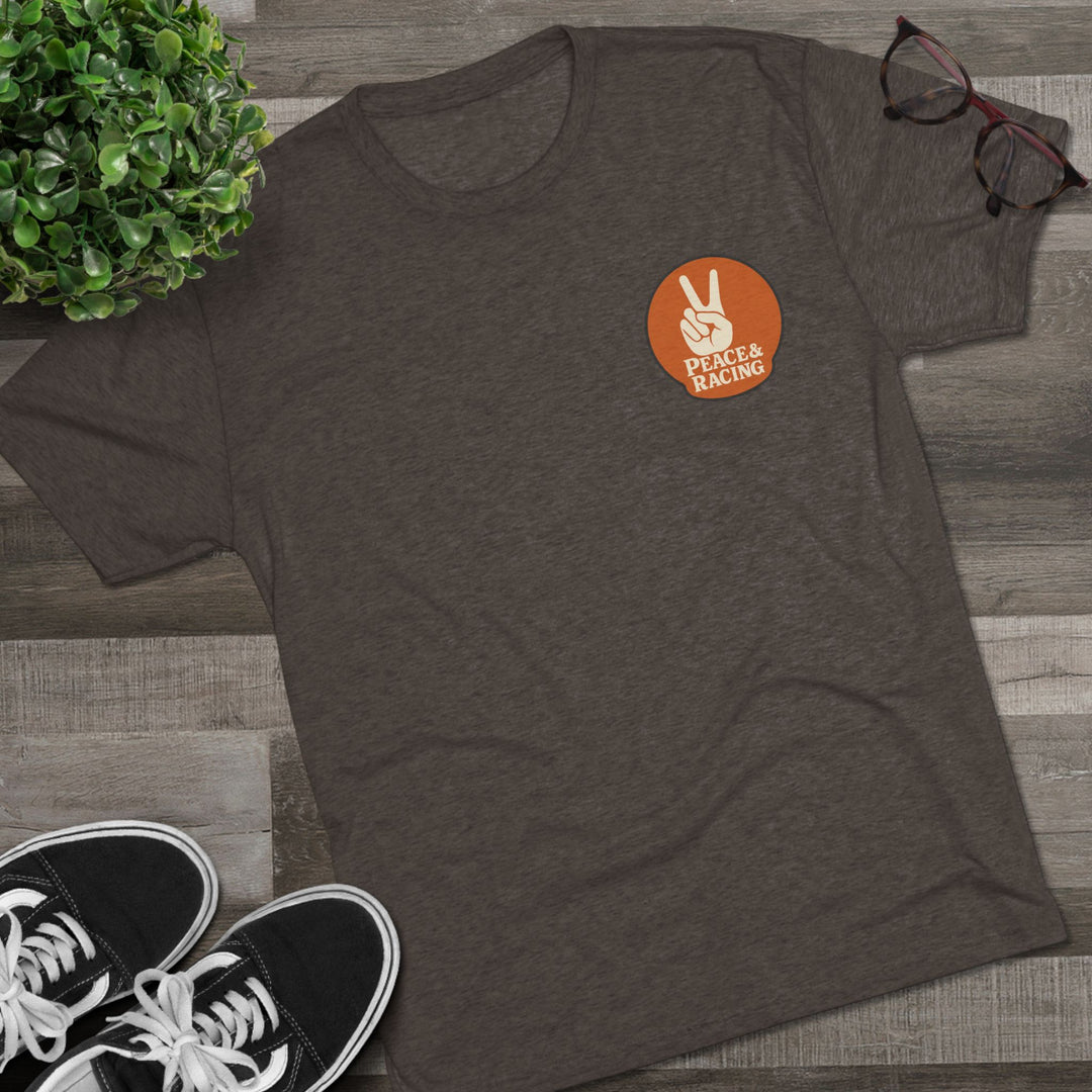 Revelry1 Peace & Racing Tri-Blend T-Shirt [Unisex]