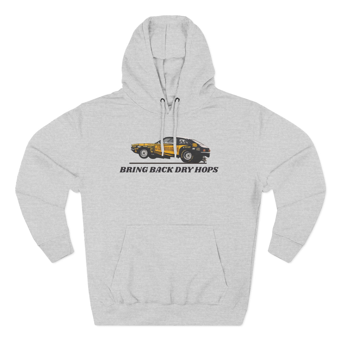 Revelry1 Bring Back Dry Hops Vintage Motorsport Drag Racing Hoodie
