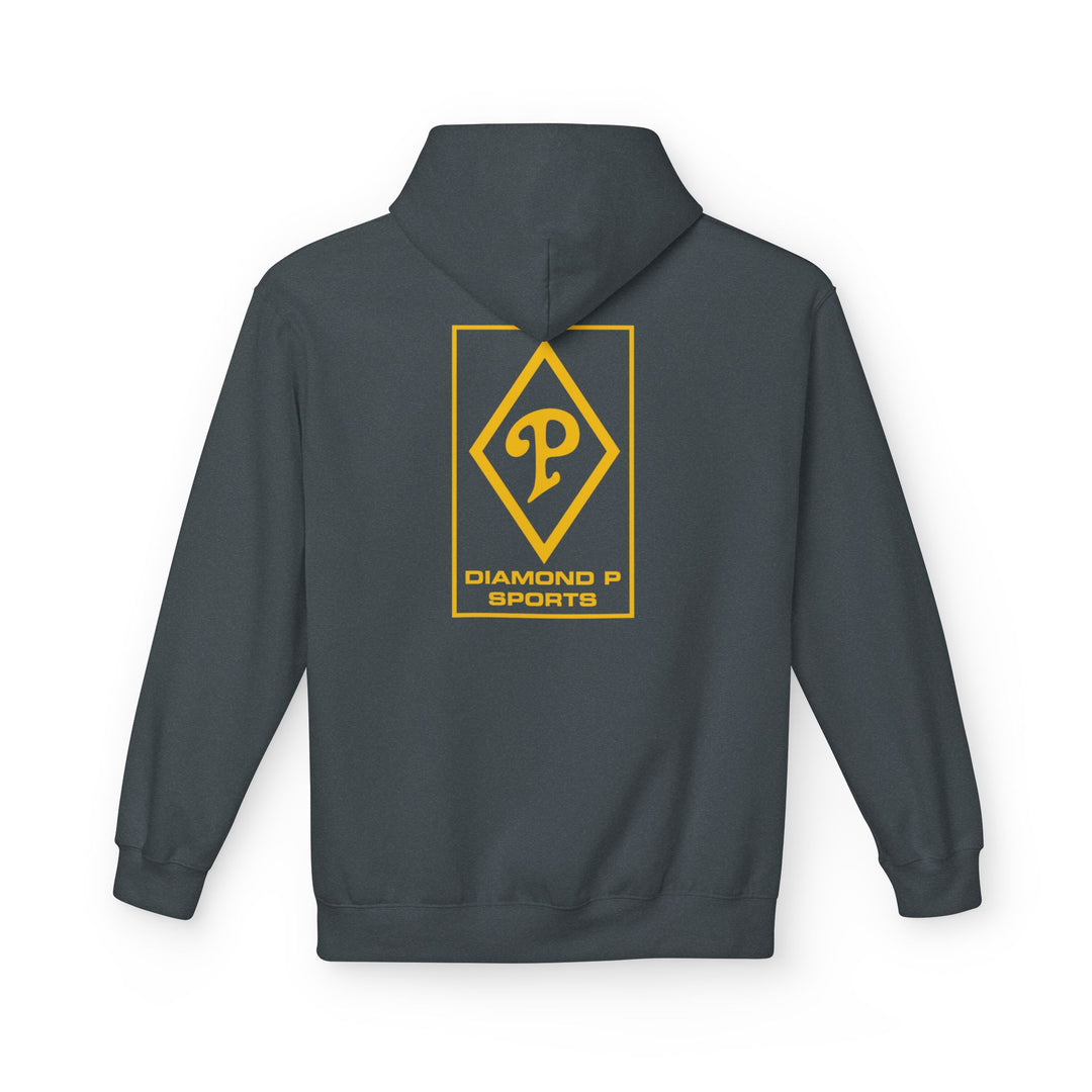 Revelry1 Vintage Diamond P Drag Racing Hoodie – Unisex Retro Motorsports Sweatshirt