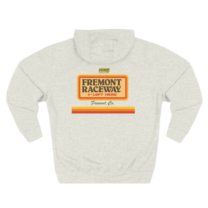 Revelry1 Vintage Fremont Raceway Soft Three-Panel Fleece Hoodie [Unisex]